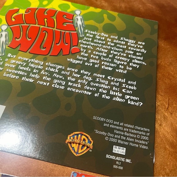 Vintage Y2K, Scooby-Doo, scholastic, books set of three with tattoos - Picture 8 of 11